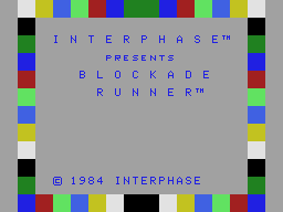 Lode Runner title screen for Colecovision